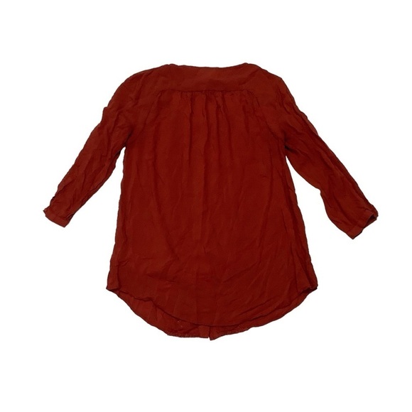 Maeve Boho Blouse Sz 6 Red Orange - Picture 6 of 9